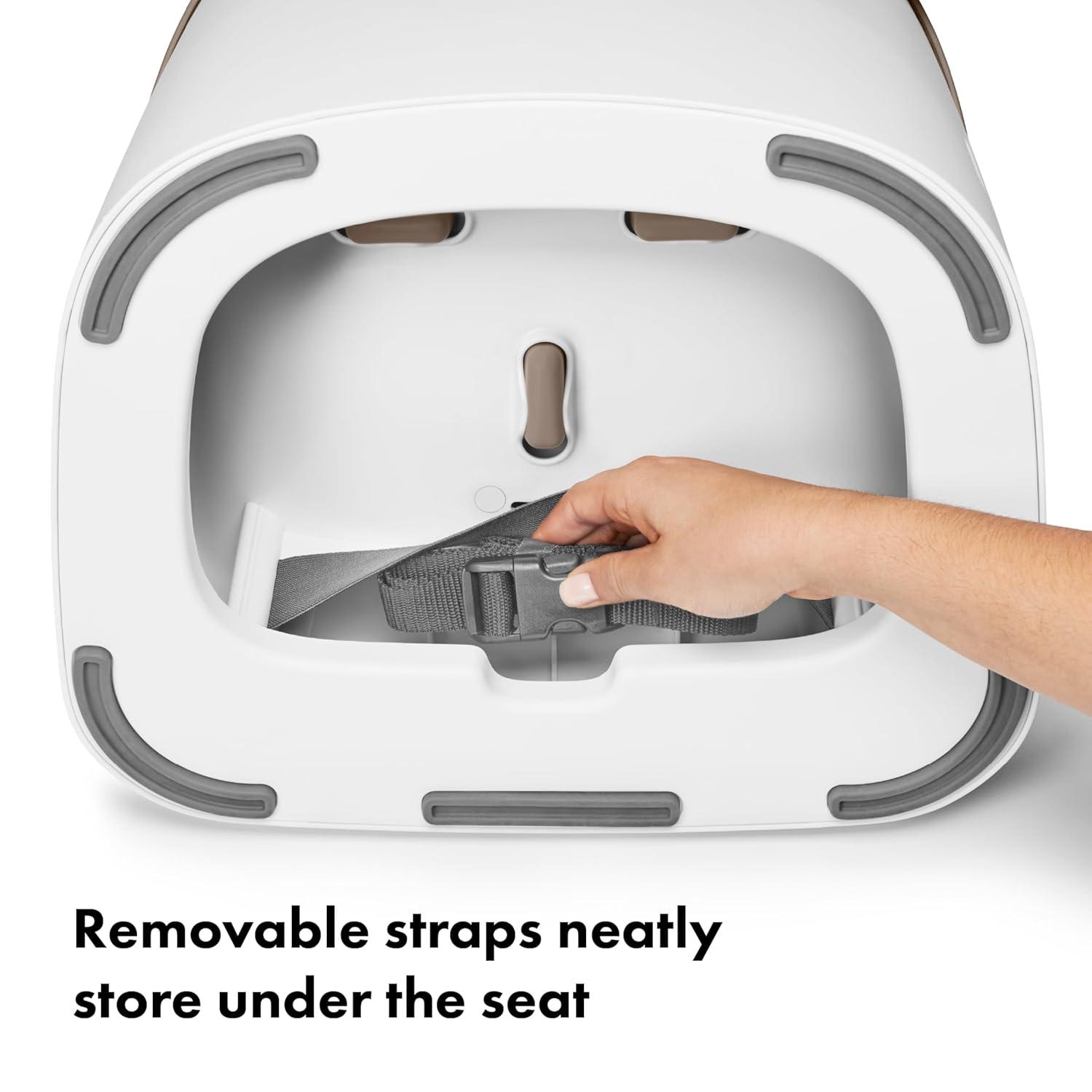 imageOXO Tot Nest Booster Seat with Removable Cushion TaupeTaupe