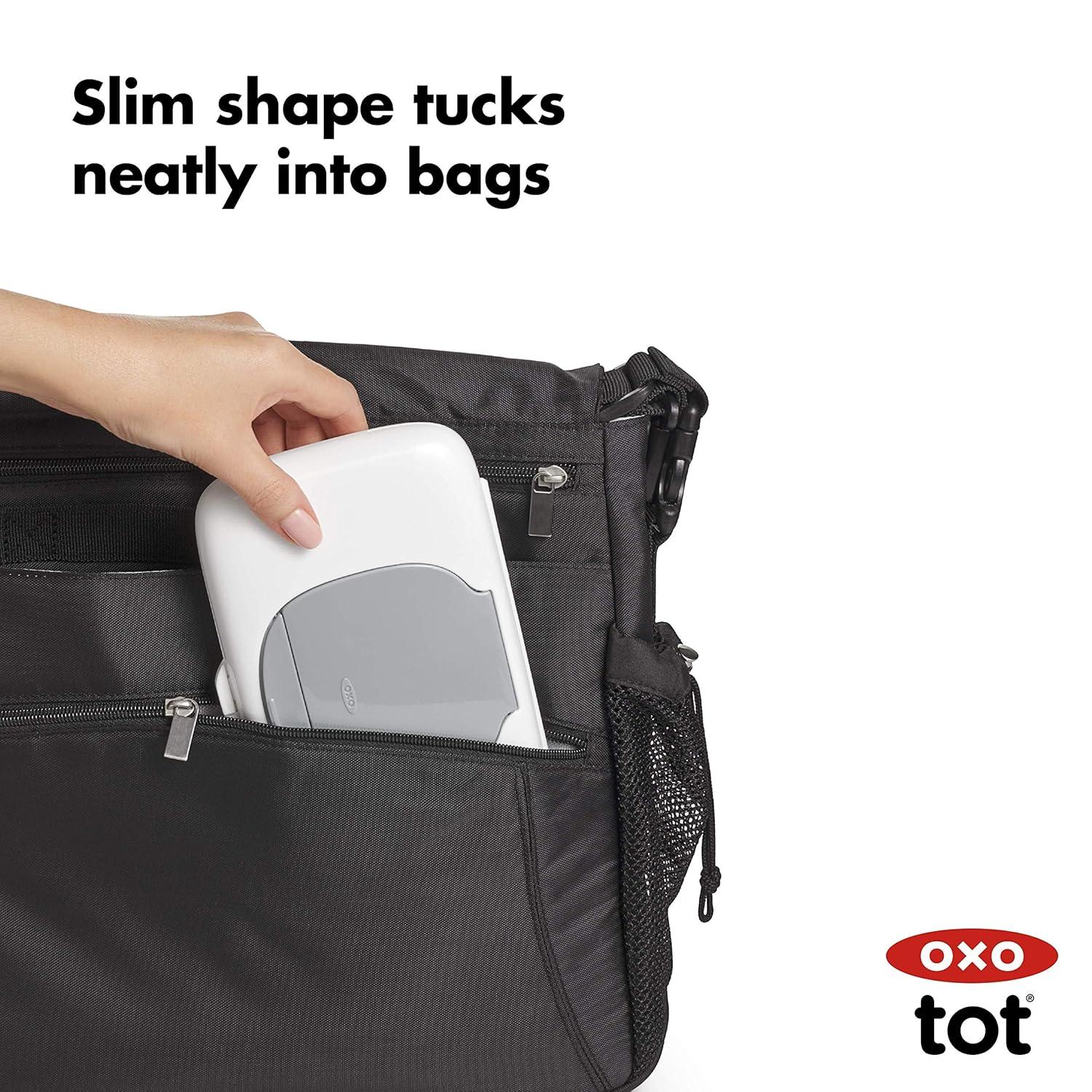 imageOXO Tot On The Go Wipes Dispenser 2 PackGray