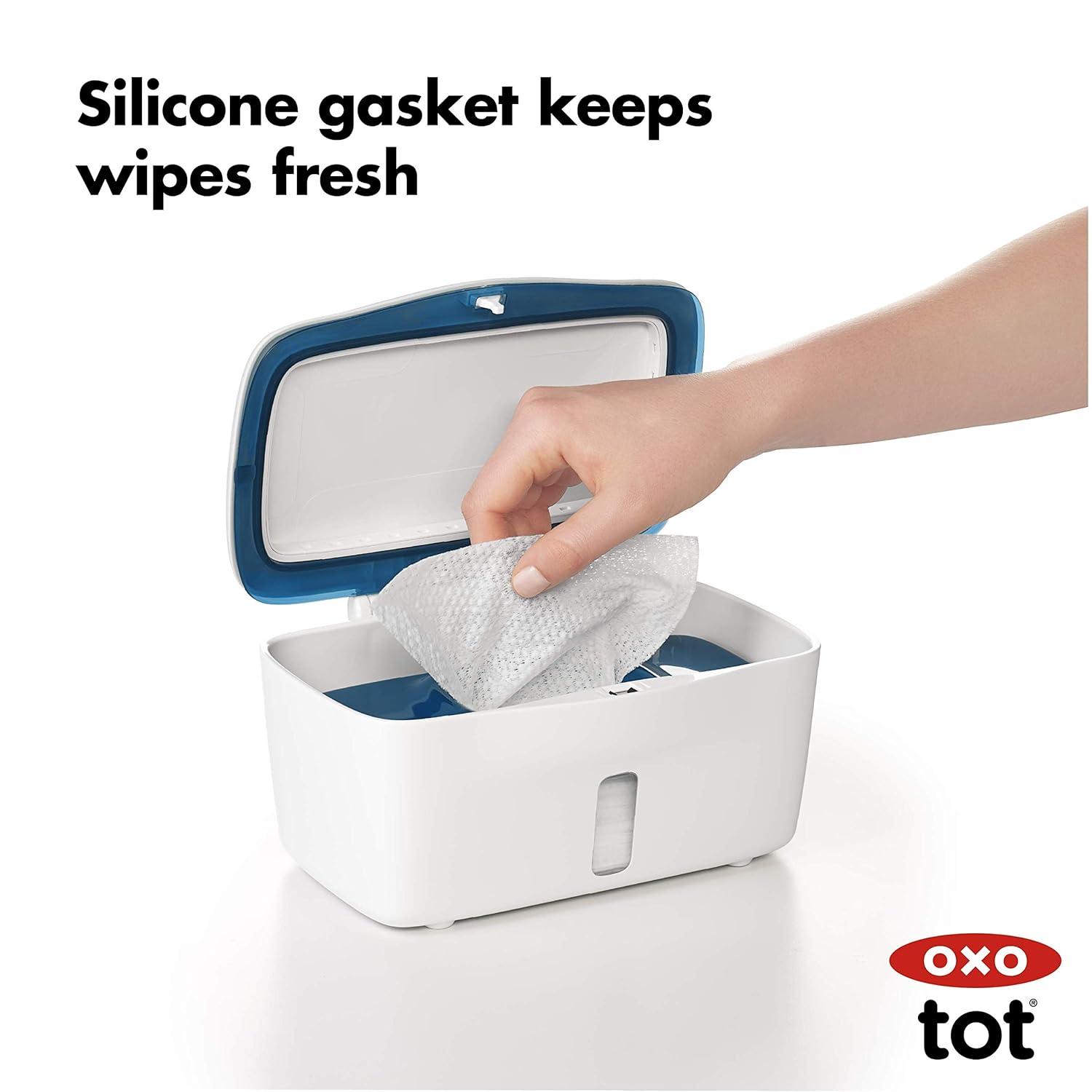imageOXO Tot Perfect Pull Wipes Dispenser BlossomNavy