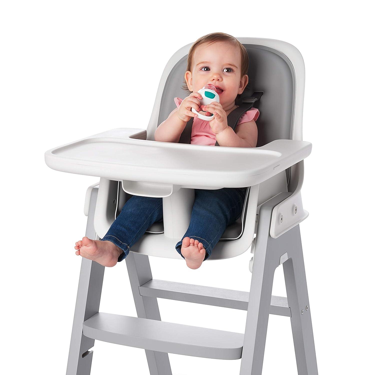 imageOXO Tot Silicone SelfFeeder 2 Pack Opal and BlossomTealNavy