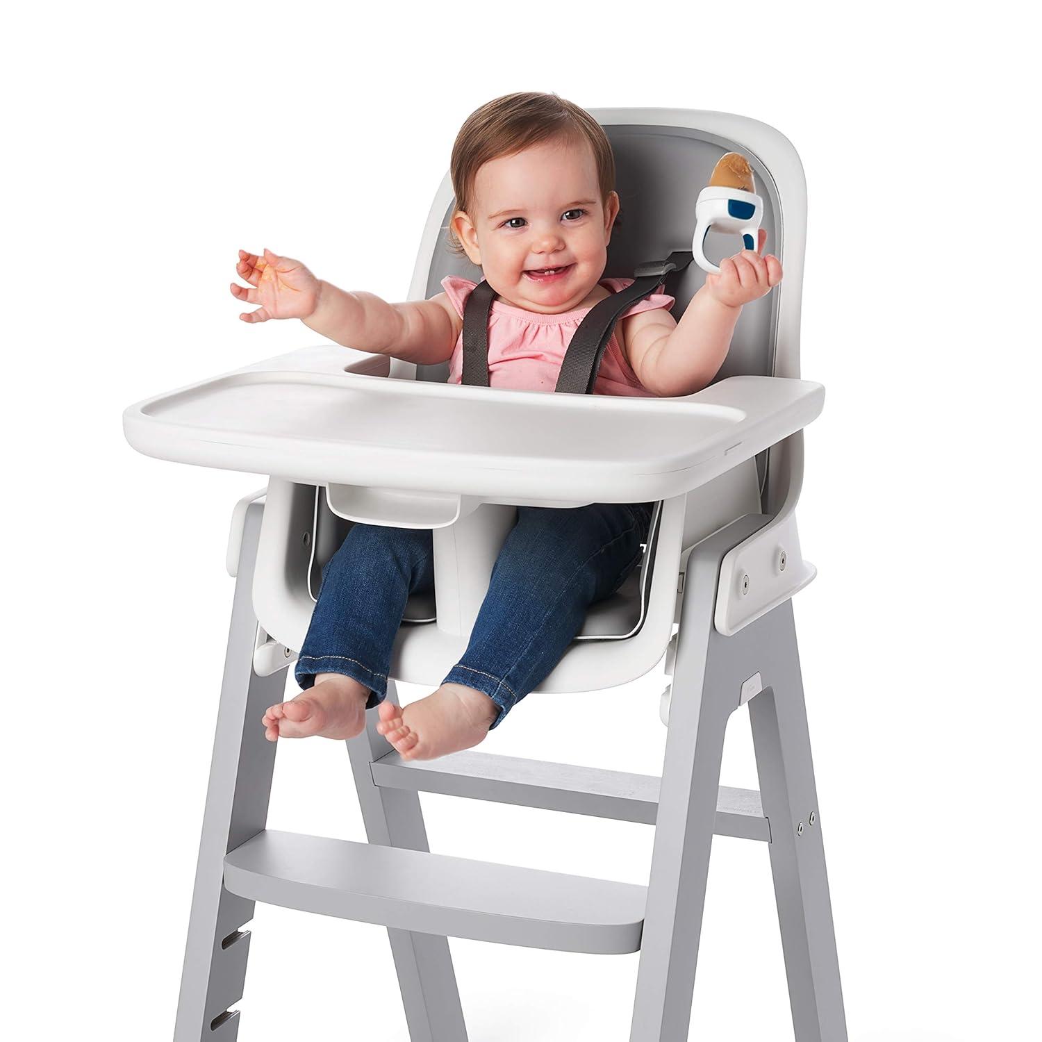 imageOXO Tot Silicone SelfFeeder 2 Pack Opal and BlossomTealNavy