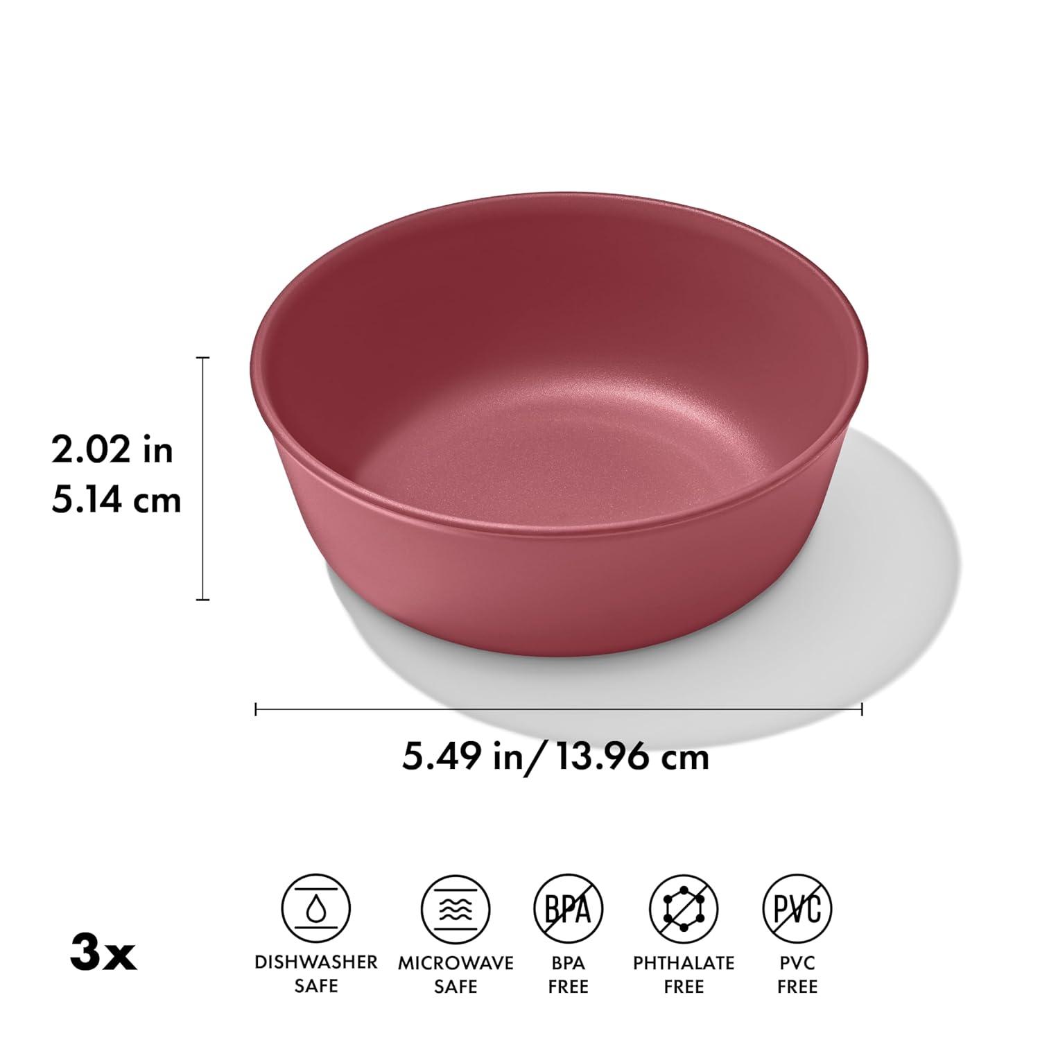 imageOXO Tot Stackable Bowl Set 3pk DarkMulticolor Dark