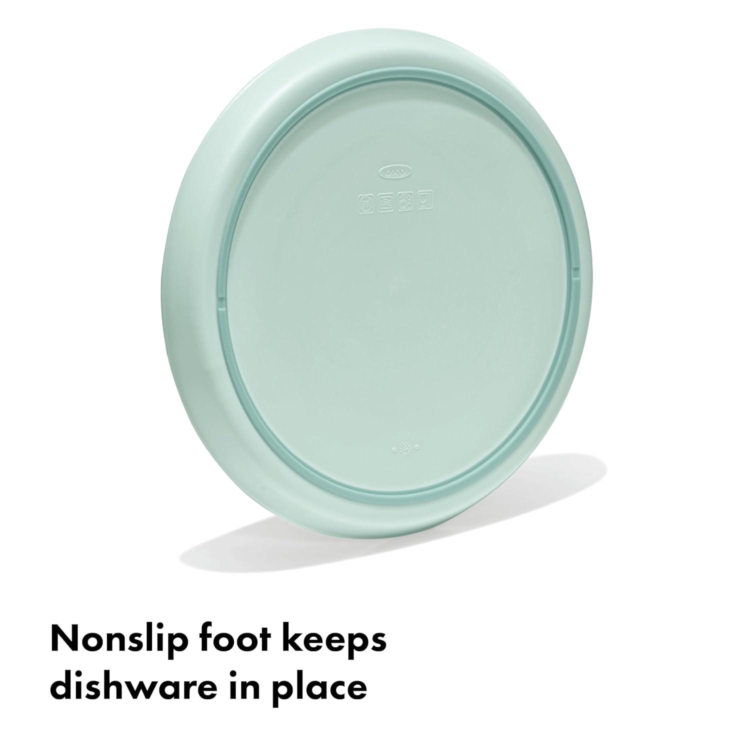 imageOXO Tot Stackable Plate Set 3pk DarkLight Multicolor