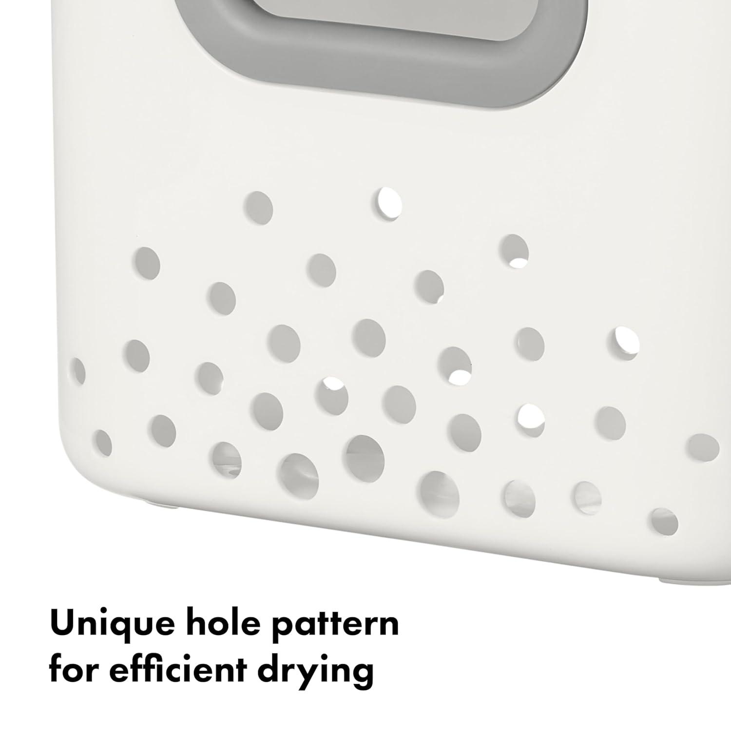 imageOXO Tot Stand Up Bath Toy Storage Gray1 Count Pack of 2