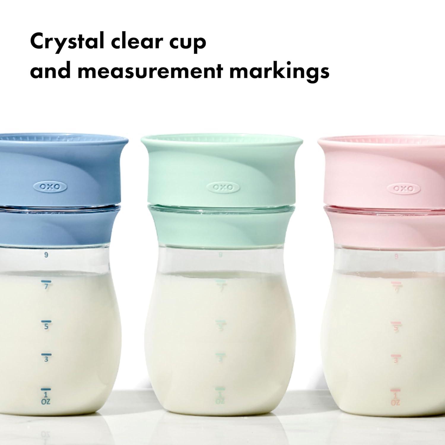 imageOXO Tot Transitions 360 Cup 6 oz with Handles Opal and Blossom 2 packOpalDusk