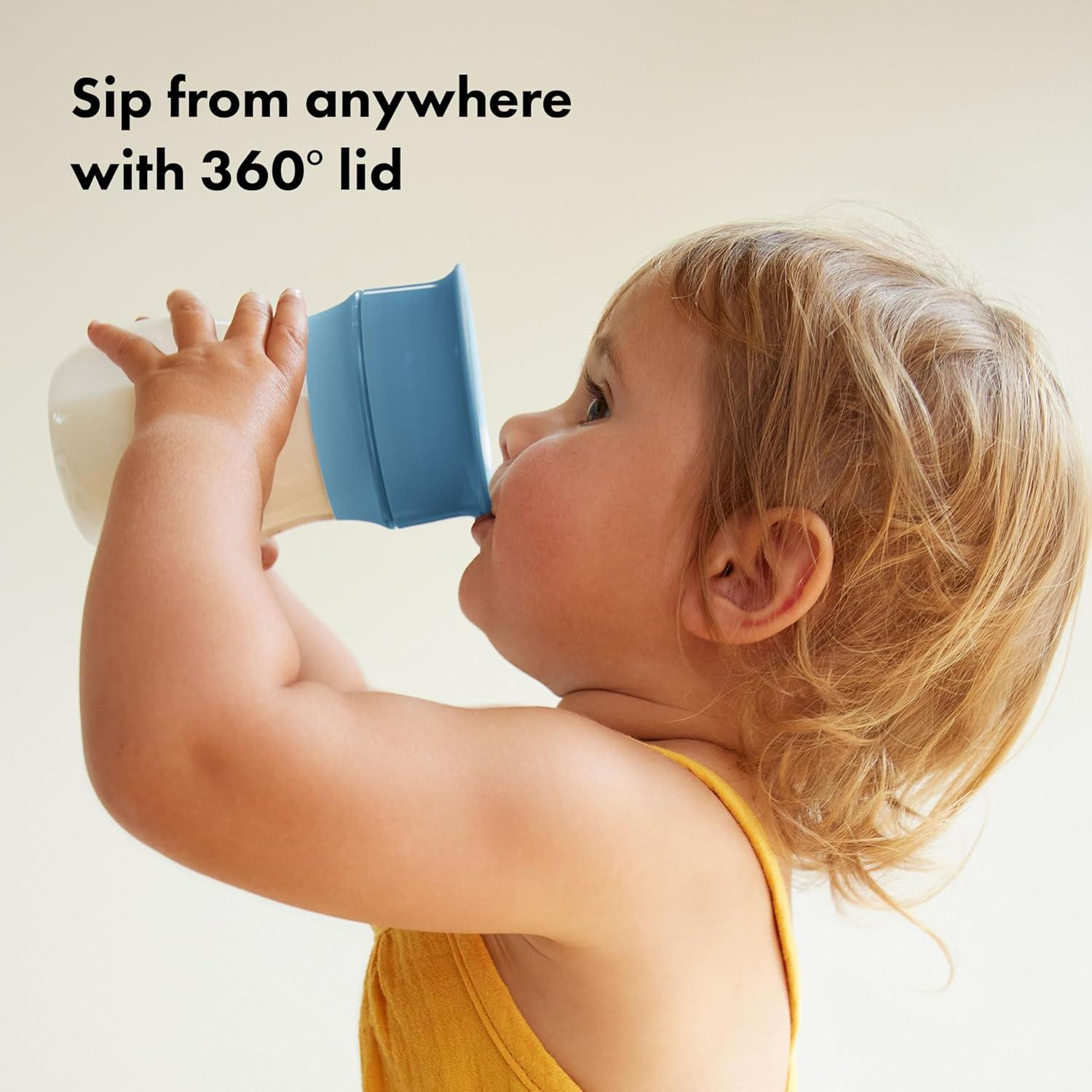 imageOXO Tot Transitions 360 Cup 6 oz with Handles Opal and Blossom 2 packOpalDusk