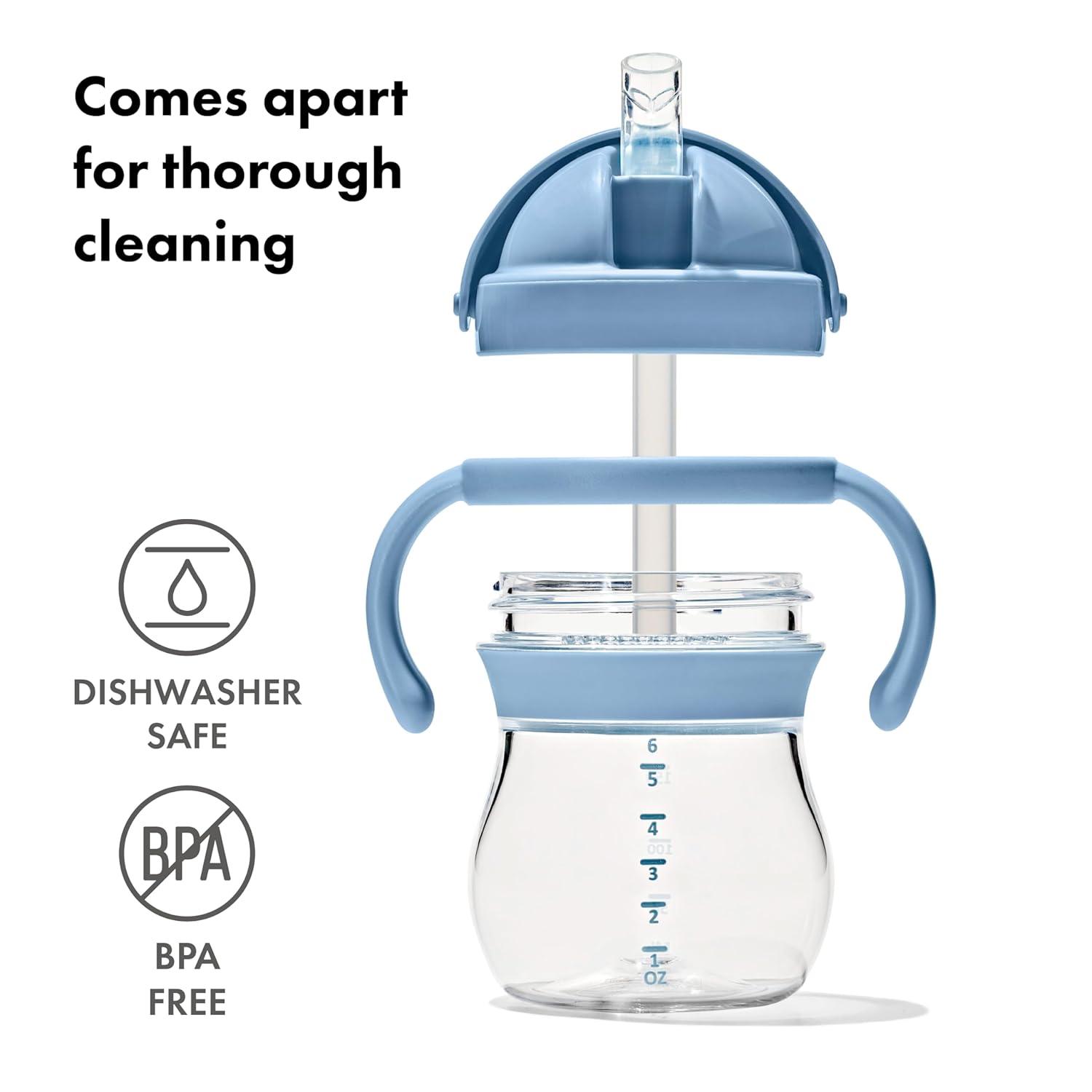 imageOXO Tot Transitions Straw Cup with Removable Handles 6 oz DuskDusk