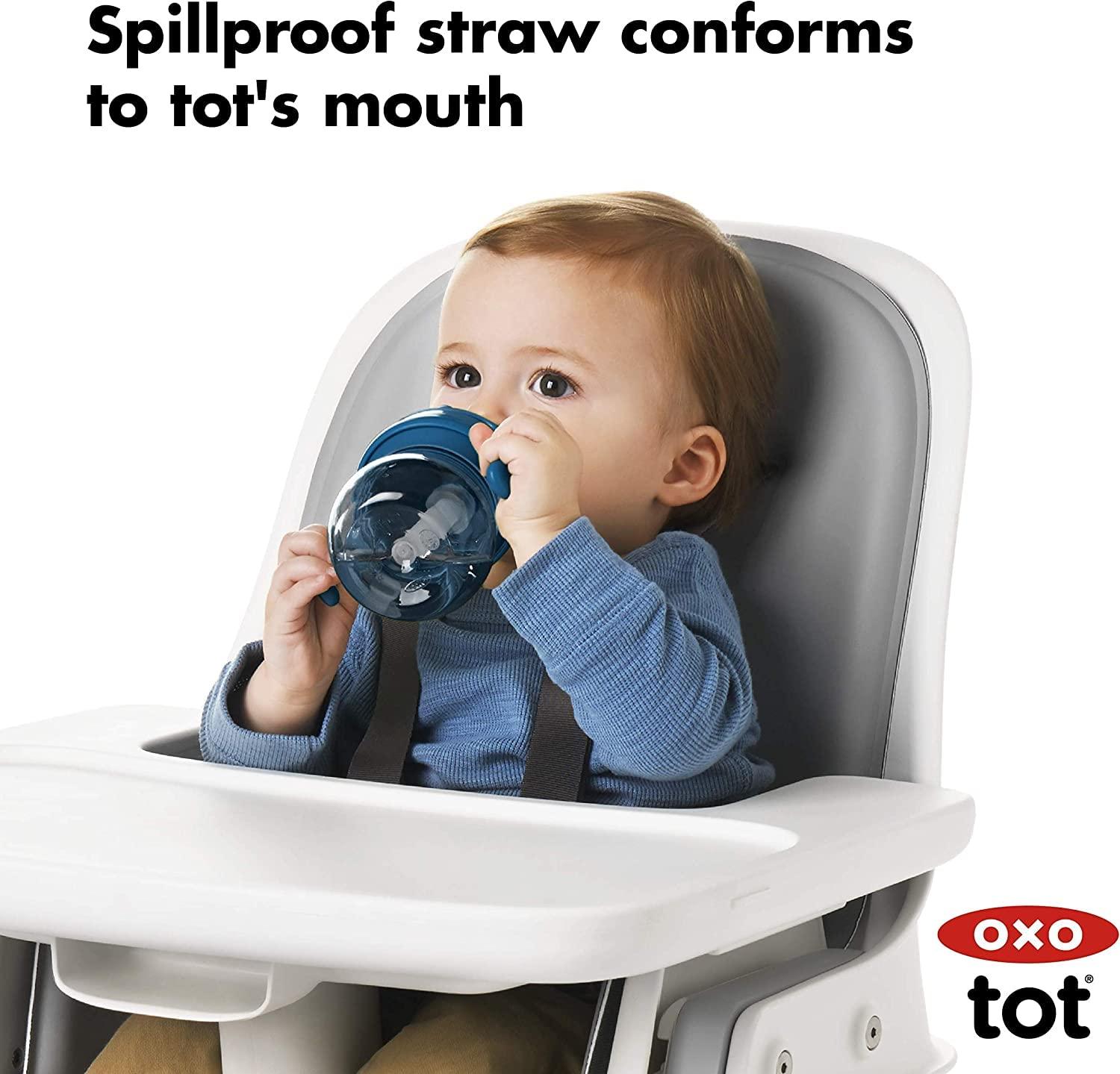 imageOXO Tot Transitions Straw Cup with Removable Handles 6 oz DuskNavy