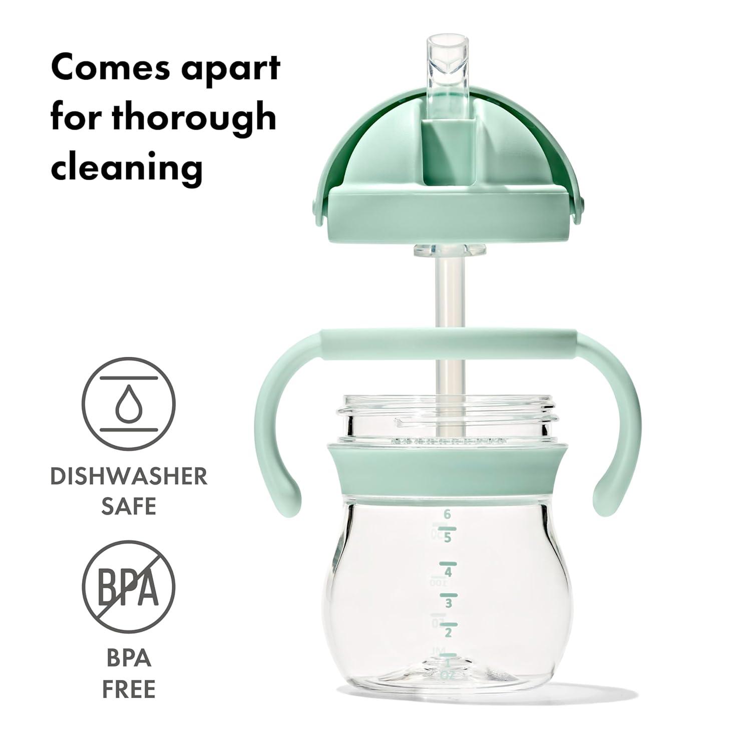 imageOXO Tot Transitions Straw Cup with Removable Handles 6 oz DuskOpal