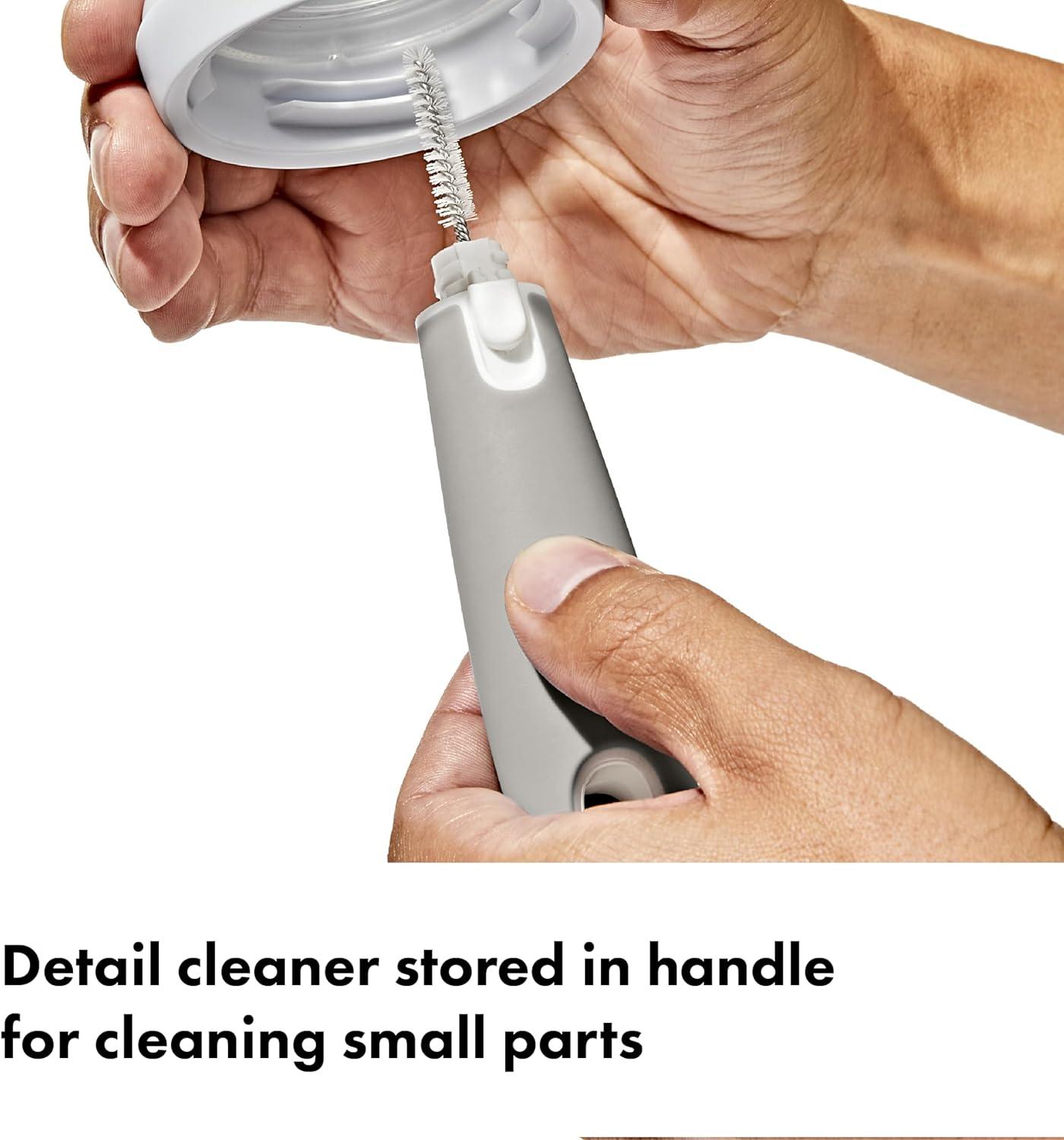 imageOXO Tot Travel Size Drying Rack with Bottle Brush GrayGray