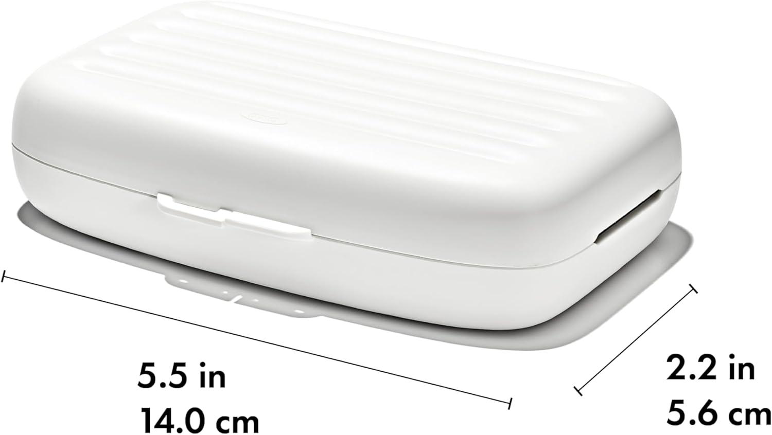 imageOXO Tot Travel Size Drying Rack with Bottle Brush GrayGray