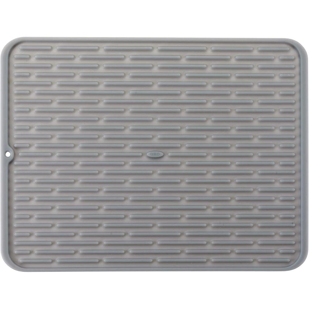 imageOXO 1372100 Good Grips Silicone Stemware Drying Mat GrayLarge Drying Mat
