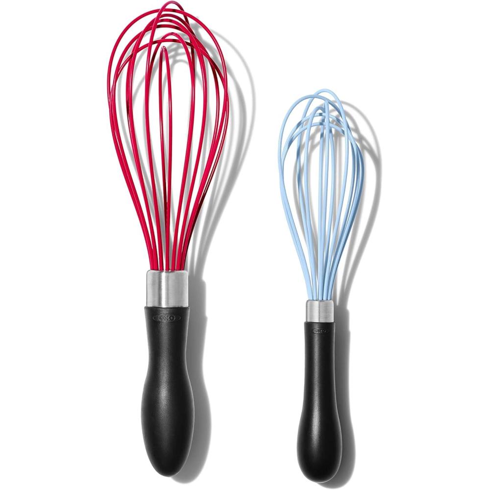 imageOXO Good Grips 11Inch Silicone Balloon Whisk  RedSilicone Whisk Set