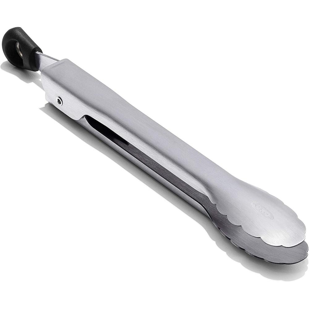 imageOXO Good Grips 12Inch StainlessSteel Locking Tongs7Inch Mini