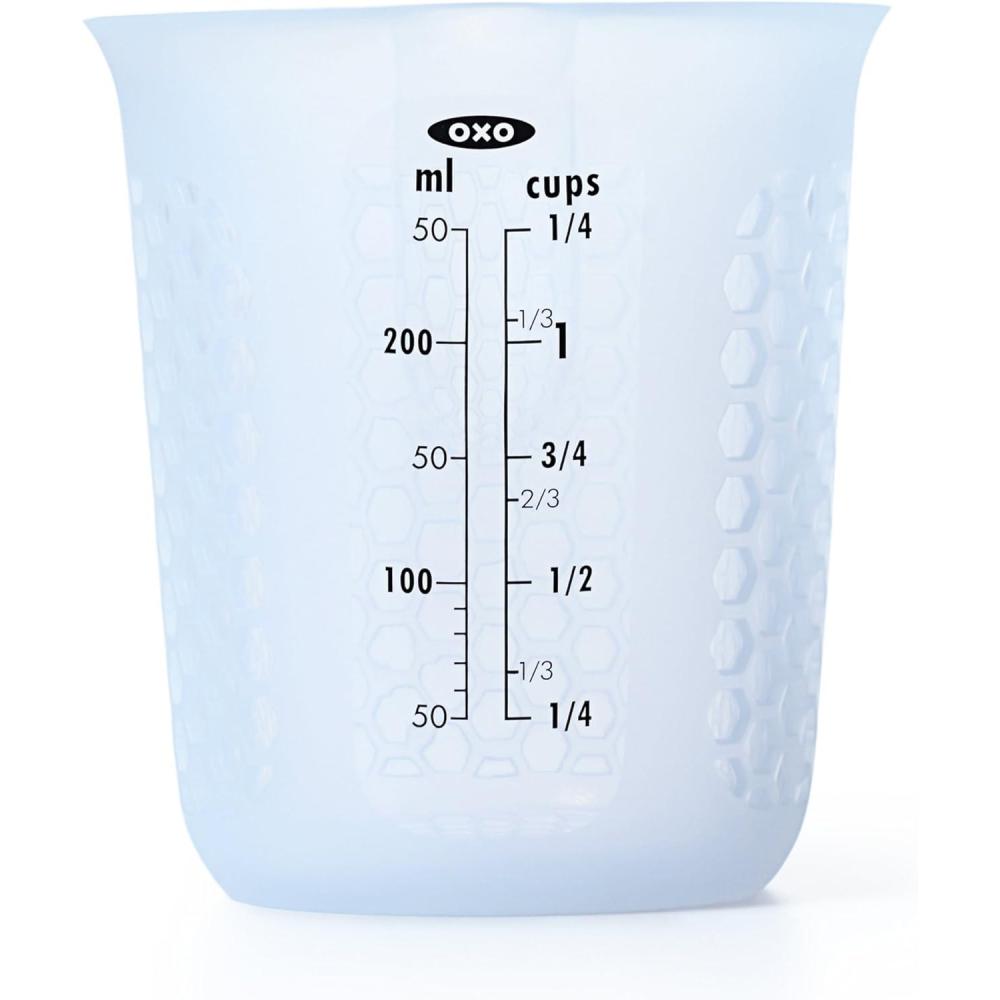 imageOXO Good Grips 3 Piece Squeeze ampamp Pour Silicone Measuring Cup Set1 Cup