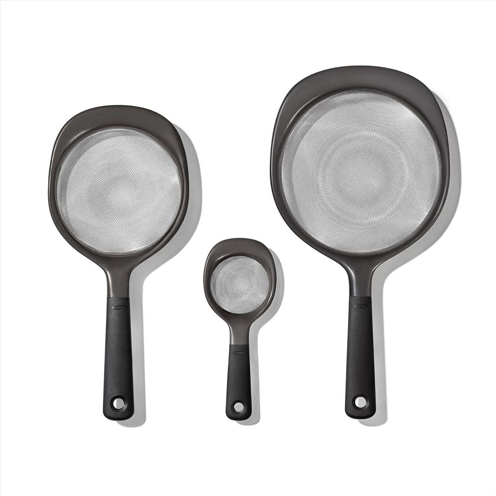 imageOXO Good Grips 3Piece Strainer Set3 Strainer Set