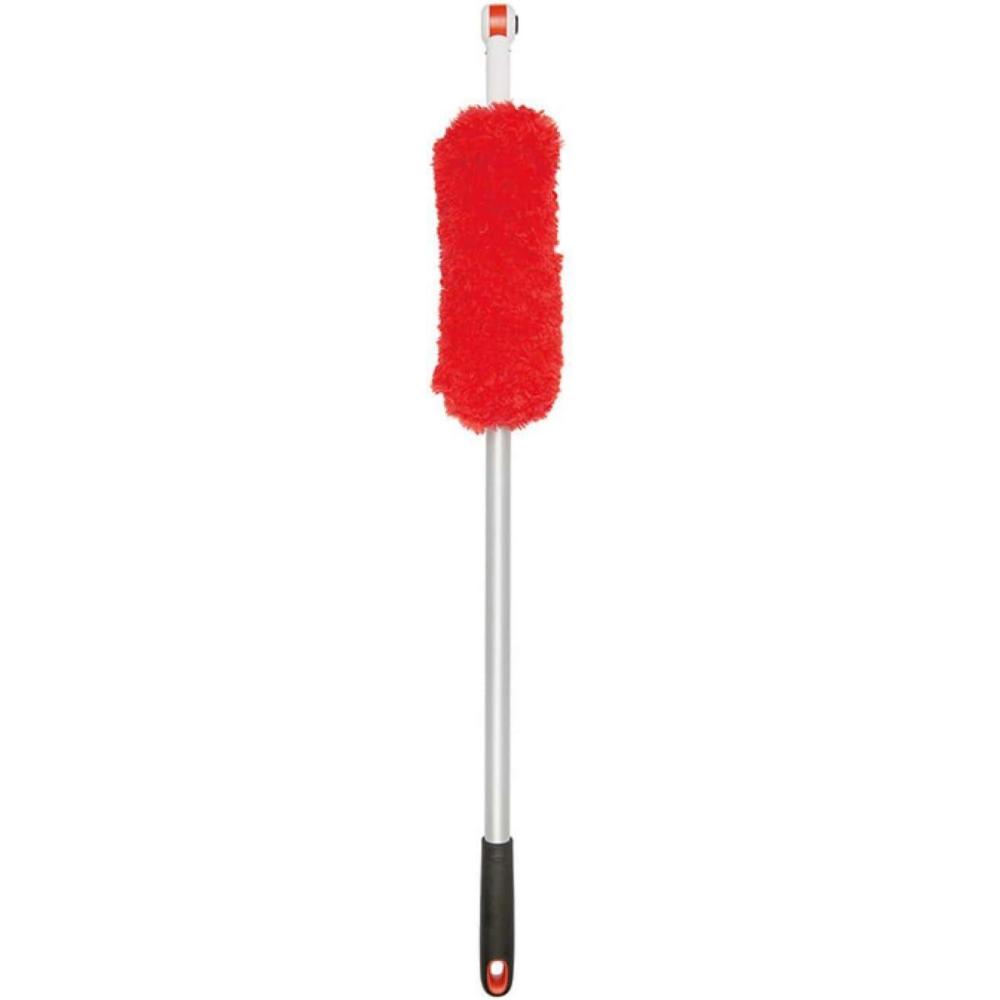 imageOXO Good Grips 3in1 Extendable Microfiber Long Reach Duster with Interchangeable Heads 8 ft