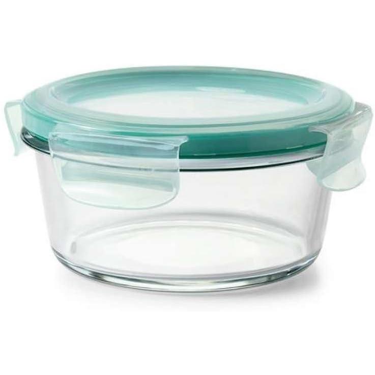 imageOXO Good Grips 7 Cup Smart Seal Glass Round Airtight Food Storage Container2 Cup