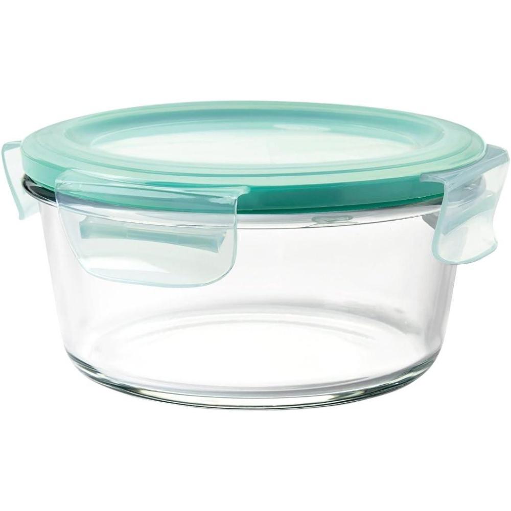 imageOXO Good Grips 7 Cup Smart Seal Glass Round Airtight Food Storage Container4 Cup