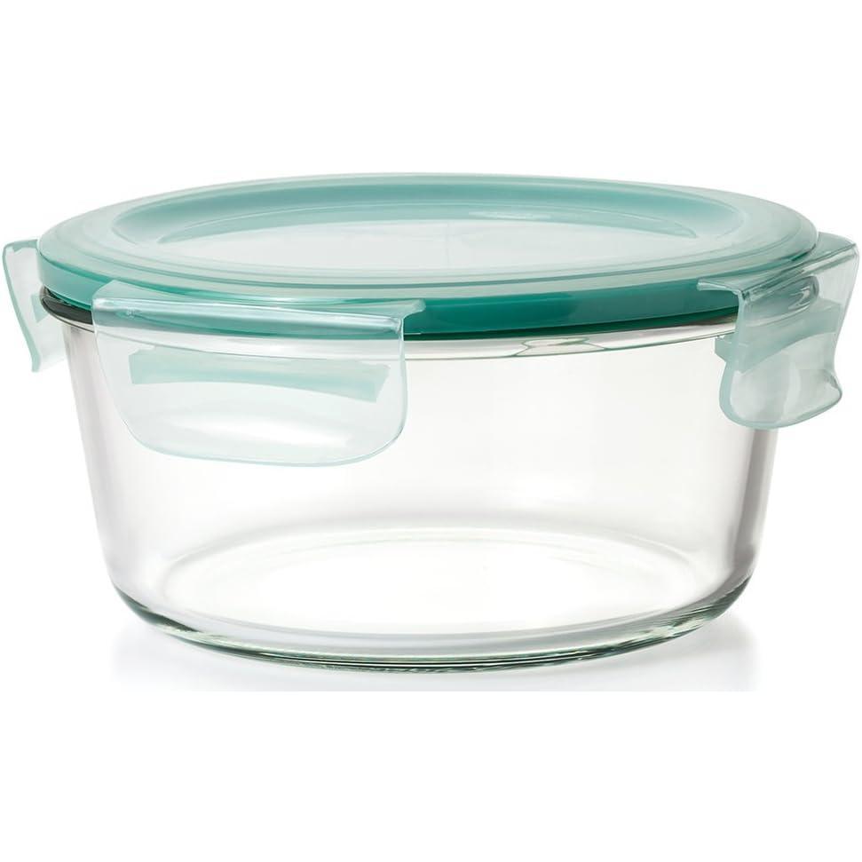 imageOXO Good Grips 7 Cup Smart Seal Glass Round Airtight Food Storage Container7 Cup