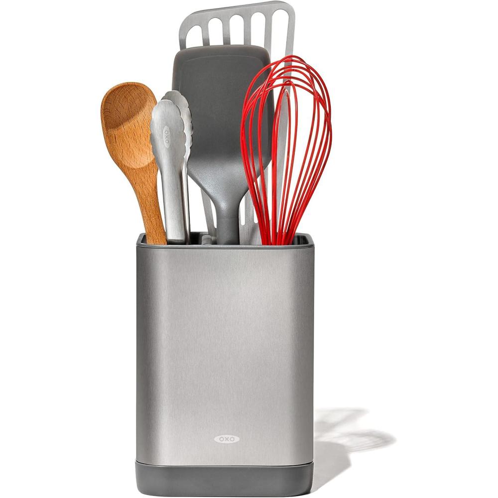 imageOXO Good Grips Adjustable Stainless Steel Organizer Large Utensil HolderSmall Utensil Holder