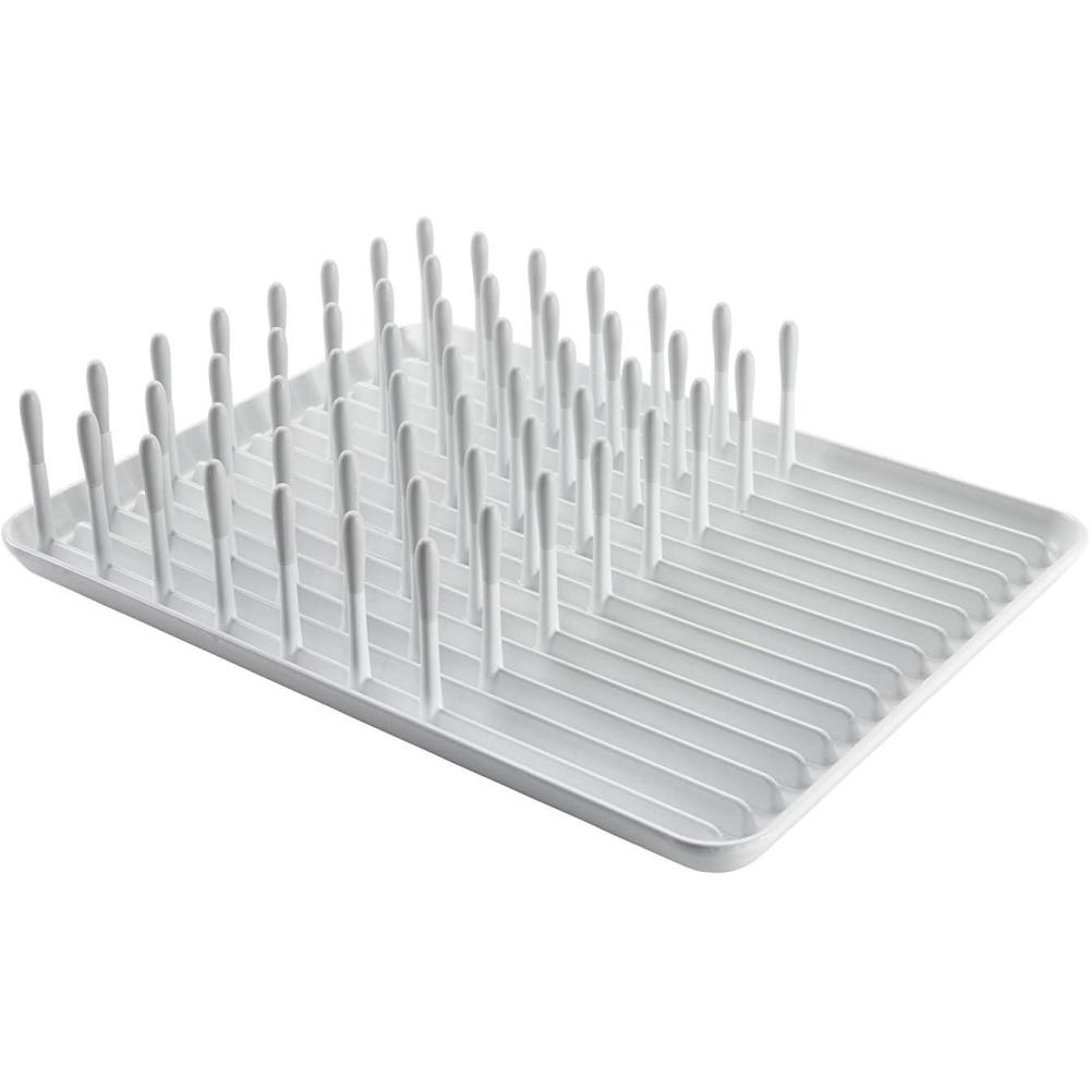 imageOXO Good Grips Compact Dish Rack Biscuit 1334quot x 1038quot x 312quot h for Storage1334 x 1038 x 312 h