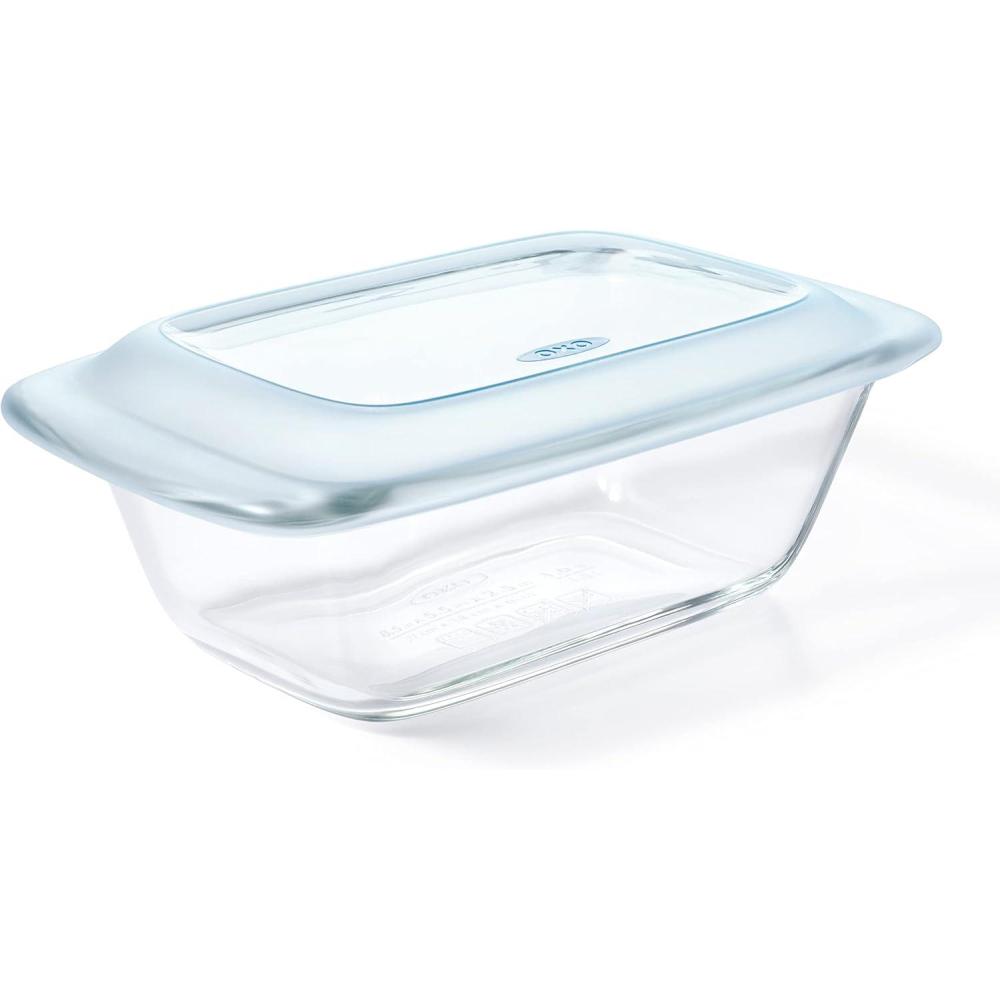 imageOXO Good Grips GLASS LOAF PAN WITH LIDLoaf Pan