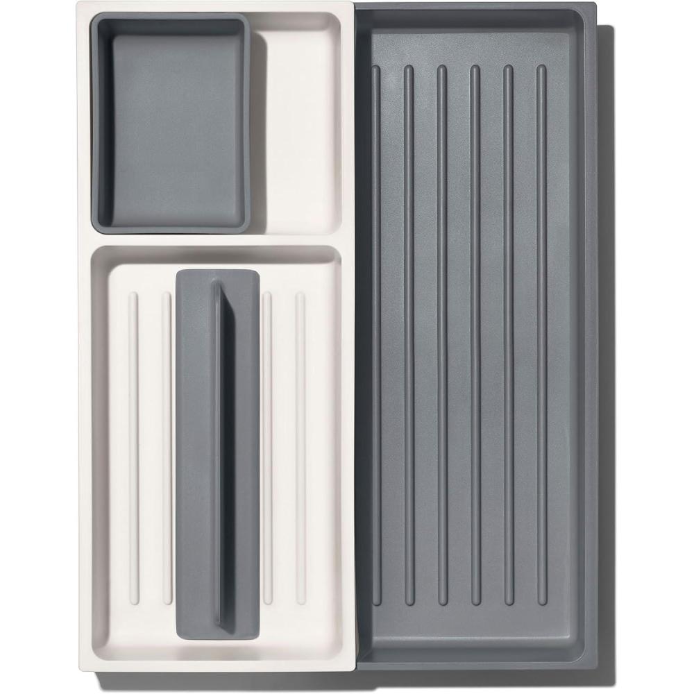imageOXO Good Grips Kitchen Drawer Expandable Utensil Organizer WhiteExpandable Pack of 1