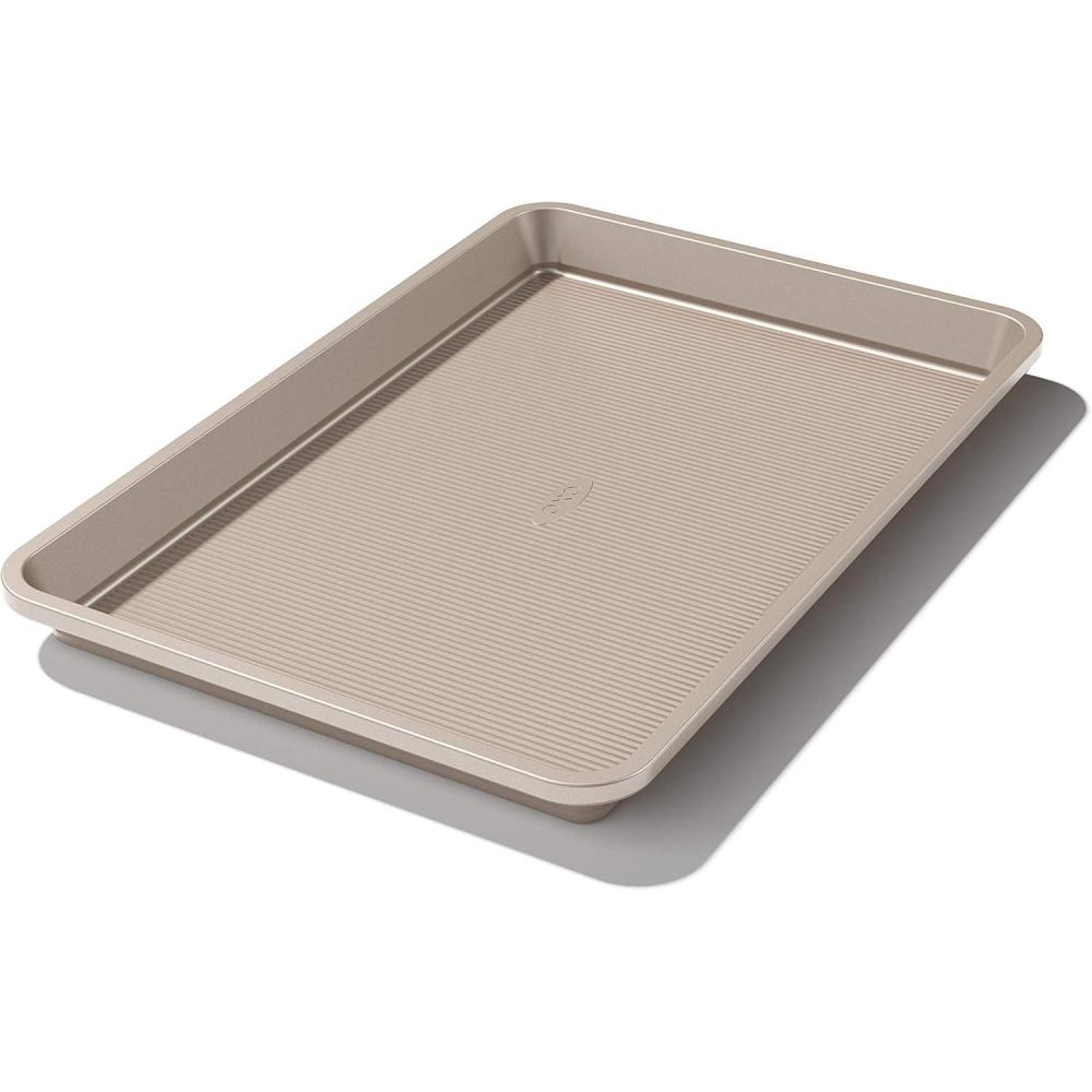 imageOXO Good Grips NonStick Pro Round Cake Pan 9 InchJelly Roll Pan 10 x 15