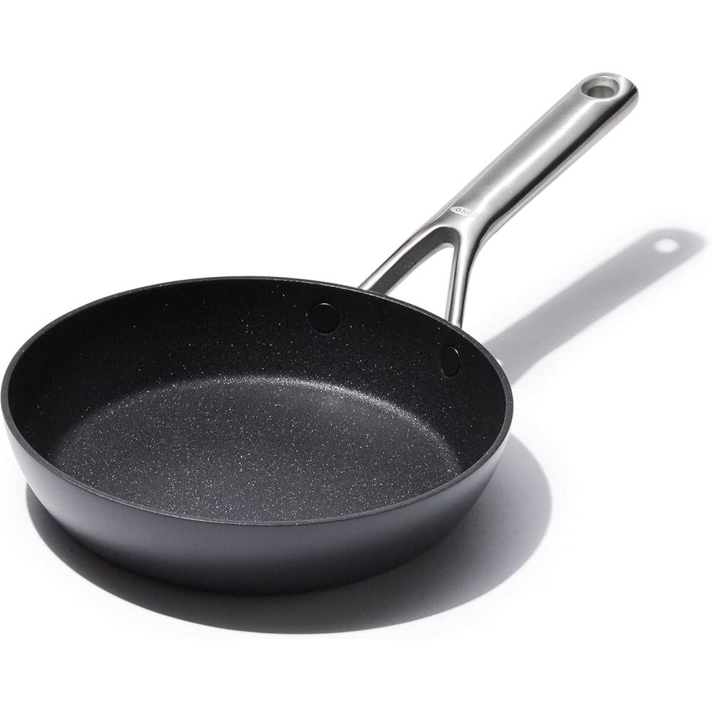 imageOXO Professional 10quot Frying Pan Skillet Hard Anodized Ceramic Nonstick Cookware PFASFree Induction Suitable Stainless Steel Handles Diamond Reinforced Coating Dishwasher Safe Oven Safe Black8 Frying Pan Skillet