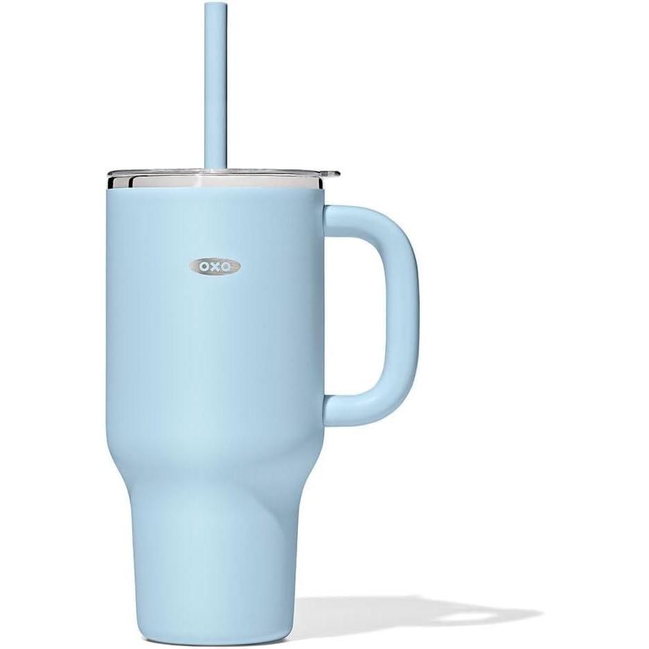 imageOXO Strive XL Tumbler with Handle  32 oz  QuartzBlue Topaz