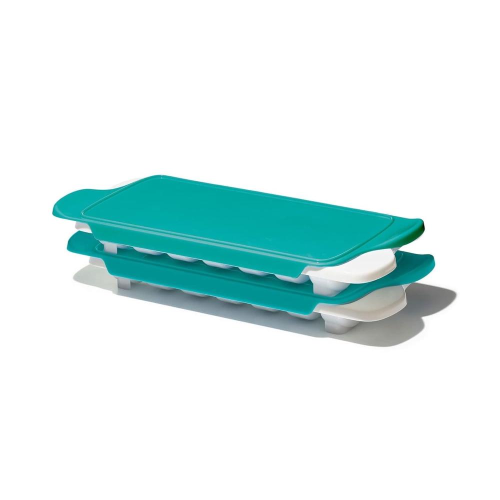 imageOXO Tot 2 Pack Baby Food Freezer Tray  OpalTeal