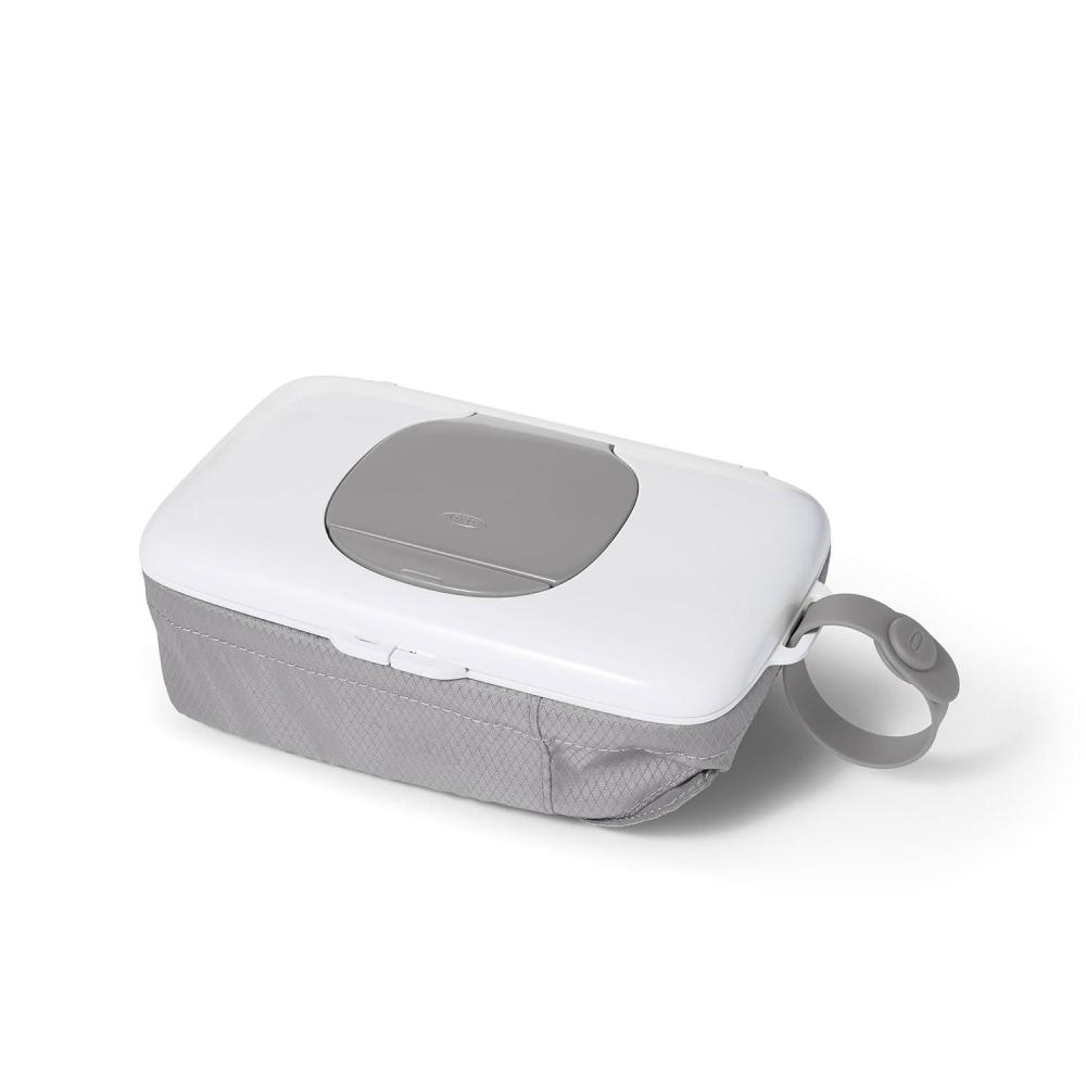 imageOXO Tot OnTheGo Wipes Dispenser with Diaper Pouch GrayGray