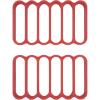 imageOXO  11210100 OXO Good Grips Silicone Roasting Racks 2PackRedPack of 2