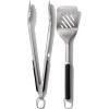 imageOXO Good Grips Grilling Tools Tongs and Turner Set Black
