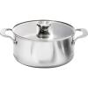 imageOXO Mira TriPly Stainless Steel 5QT Stock Pot with Lid Induction Multi Clad Dishwasher and Metal Utensil Safe5QT Stock Pot with Lid