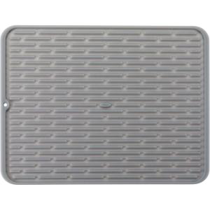 OXO 1372100 Good Grips Silicone Stemware Drying Mat, Gray(Large Drying Mat)
