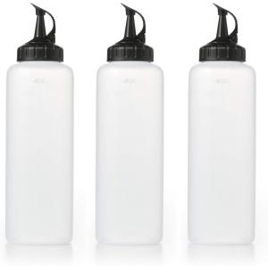 OXO Chef’s Condiment Squeeze Bottles (Pack of 3) – Large 16 oz