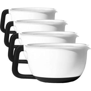 OXO Good Grips 2QT Batter Mixing Bowl, White(4QT (Pack of 4))
