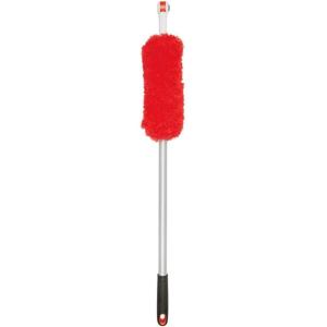 OXO Good Grips 3-in-1 Extendable Microfiber Long Reach Duster with Interchangeable Heads, 8 ft