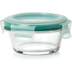OXO Good Grips 7 Cup Smart Seal Glass Round Airtight Food Storage Container(1 Cup)