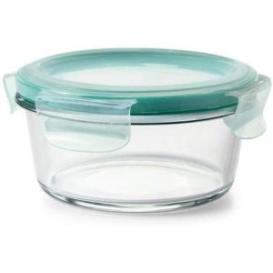 OXO Good Grips 7 Cup Smart Seal Glass Round Airtight Food Storage Container(2 Cup)