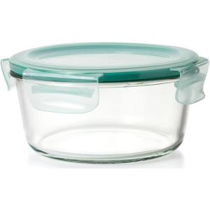 OXO Good Grips 7 Cup Smart Seal Glass Round Airtight Food Storage Container(7 Cup)