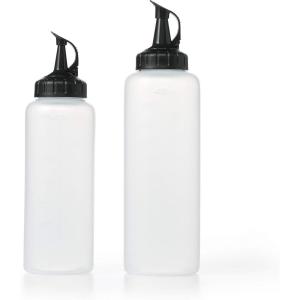 OXO Good Grips Chef’s Squeeze Bottle Medium – 5 Pack(12 oz (Pack of 12))