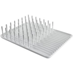 OXO Good Grips Compact Dish Rack, Biscuit, 13-3/4″ x 10-3/8″ x 3-1/2″ h for Storage(13-3/4″ x 10-3/8″ x 3-1/2″ h)