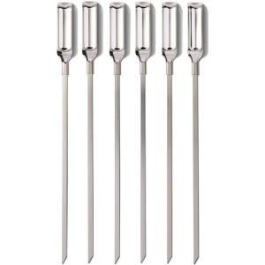 OXO Good Grips Grilling Tools, Stainless Steel Grilling Skewers – Set of 6(Skewers – Set of 6)