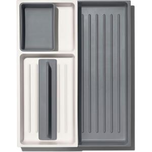 OXO Good Grips Kitchen Drawer, Expandable Utensil Organizer, White(Expandable (Pack of 1))