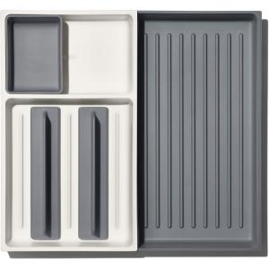 OXO Good Grips Kitchen Drawer, Expandable Utensil Organizer, White(Large Expandable (Pack of 1))