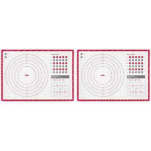 OXO Good Grips Non-Slip Silicone Pastry Mat with Built-In Measurements(One Size (Pack of 2))