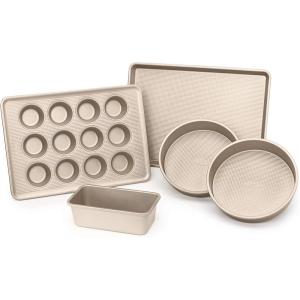 OXO Good Grips Non-Stick Pro Round Cake Pan 9 Inch(5-Piece Pan Set)